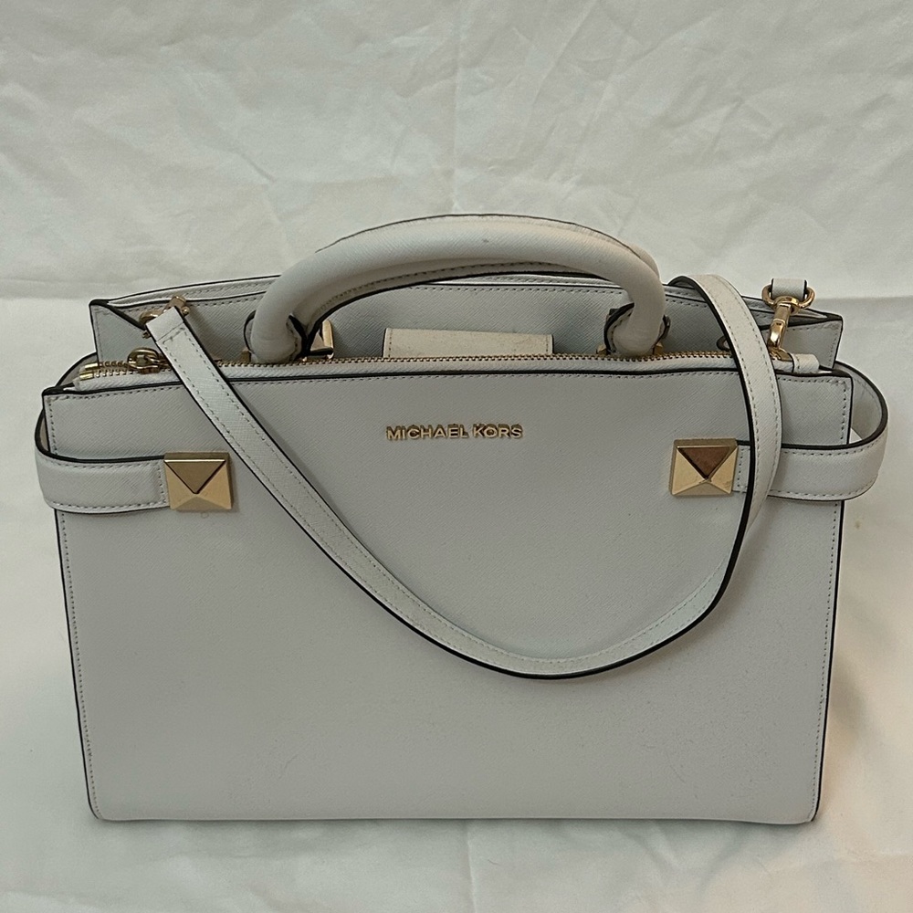 Michael Kors White Handbag